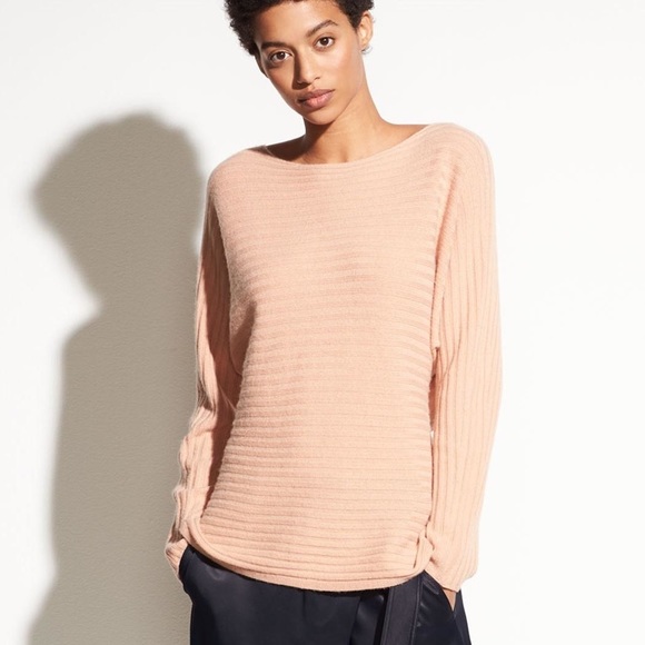 Vince | Sweaters | Vince Tie Back Cashmere Wool Sweater Blush Pink M |  Poshmark